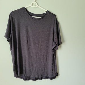 Member's Mark Gray Shirt Women's XXL Activewear Short Sleeve T-Shirt NWOT